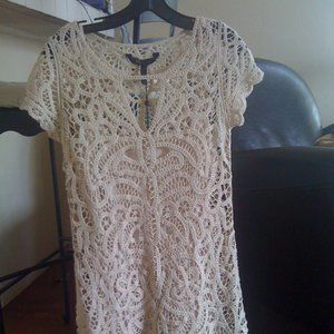 BCBG Crochet Dress